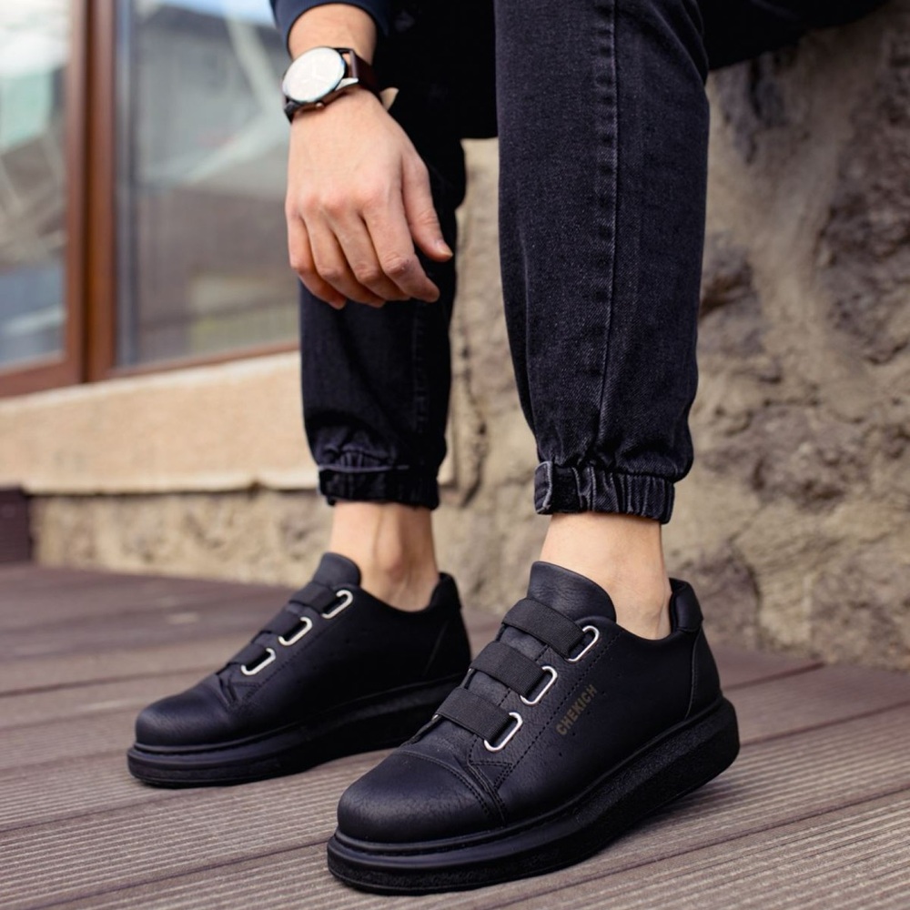 Apollo Moda Black Women's Casual CHEKICH Sneakers Size 5.5 NWT - Picture 3 of 11